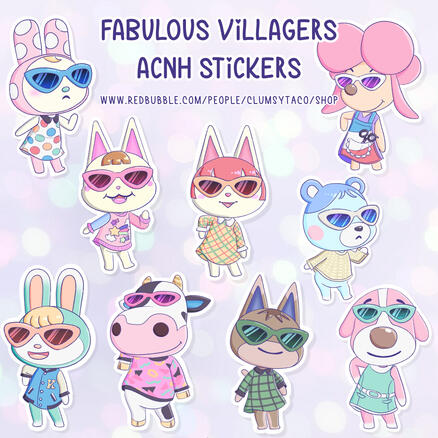 Fabulous Villagers Stickers